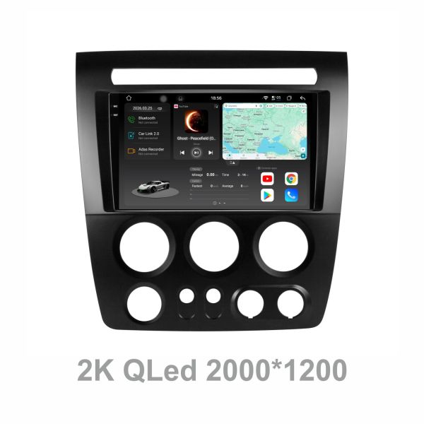 Штатна магнітола Soundbox S8 PRO 2K-1098  для  Hummer H3 One 2005-2010  ADAS , CarPlay , 4G , DSP-DTS 5.1 , круговий огляд 360°