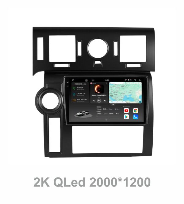 Штатна магнітола Soundbox S8 PRO 2K-1096  для Hummer H2 E85 2007-2009  ADAS , CarPlay , 4G , DSP-DTS 5.1 , круговий огляд 360°