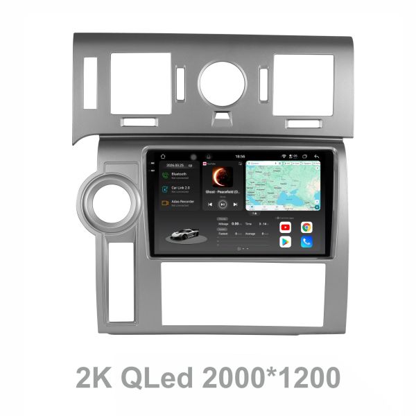 Штатна магнітола Soundbox S8 PRO 2K-1095  для Hummer H2 E85 2007-2009   ADAS , CarPlay , 4G , DSP-DTS 5.1 , круговий огляд 360°