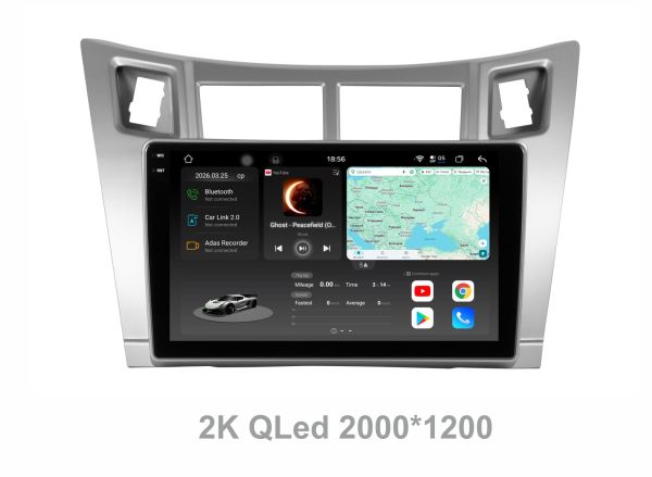 Штатна магнітола Soundbox  S8 PRO 2K-8917 для Toyota Yaris 2005-2011 з  CarPlay /4G/ DSP-DTS 5.1 / круговий огляд 360°