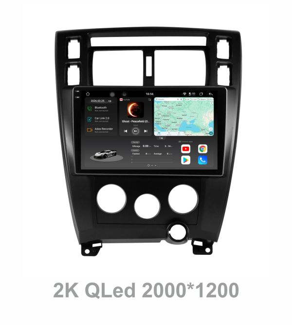 Штатна магнітола Soundbox  S8 PRO 2K-6012  для   Hyundai Tucson 2006-2012  ADAS / CarPlay / 4G / DSP-DTS 5.1 / круговий огляд 360°
