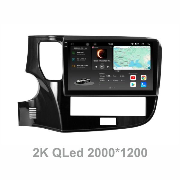 Штатна магнітола Soundbox  S8 PRO 2K-8135  для   Mitsubishi Outlander 2013+   ADAS / CarPlay / 4G / DSP-DTS 5.1 / круговий огляд 360°