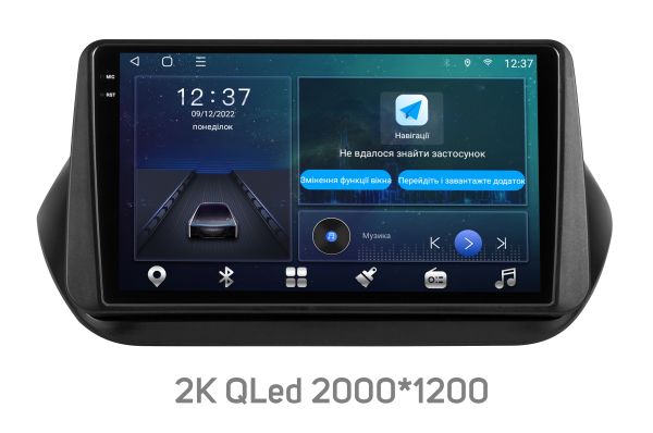 Штатна магнітола Soundbox MTX-1244  (2K) CarPlay  та 4G  для Fiat Fiorino , Fiat Qubo ,Citroen Nemo ,Peugeot Bipper 2008-2019