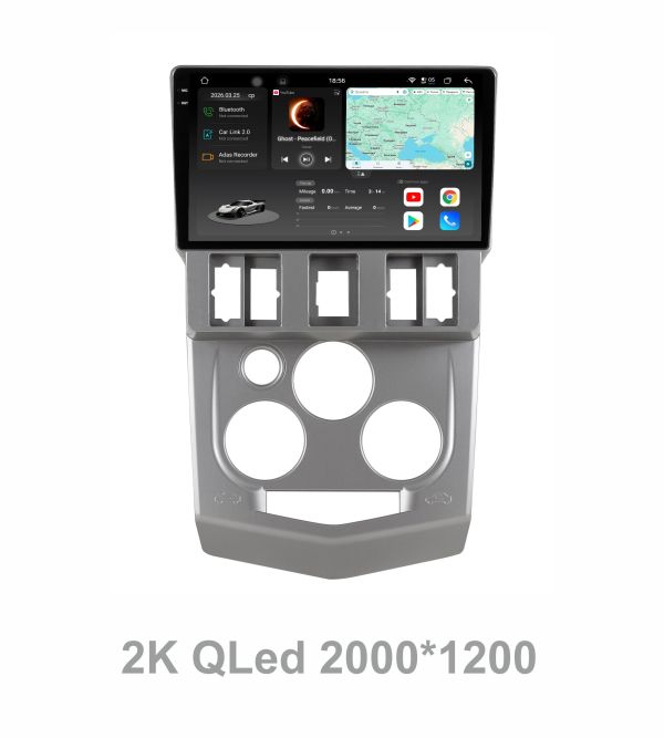 Штатна магнітола Soundbox S8 PRO 2K-2054   8+257GB  для  Dacia Logan 2004-2009    ADAS , CarPlay , 4G , DSP-DTS 5.1 , круговий огляд 360°