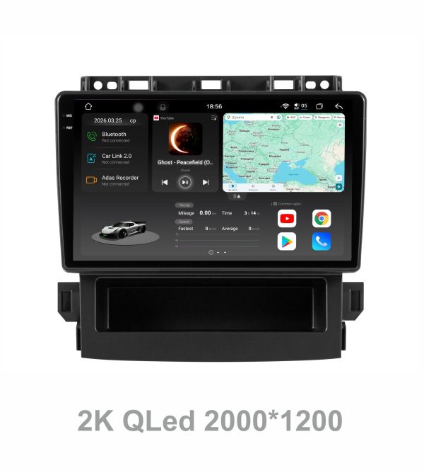 Штатна магнітола Soundbox S8 PRO 2K-4038  8+257GB для  Subaru Impreza 2017-2023   ADAS , CarPlay , 4G , DSP-DTS 5.1 , круговий огляд 360°