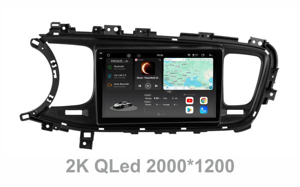 Штатна магнітола Soundbox S8 PRO 2K-1421  8+256GB  для  Kia  Optima K5  2011-2015 ADAS , CarPlay , 4G , DSP-DTS 5.1 , круговий огляд 360°