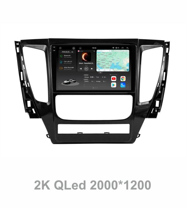 Штатна магнітола Soundbox S8 PRO 2K-1129   8+256GB  для  Mitsubishi Pajero Sport 2016-2018   ADAS , CarPlay , 4G , DSP-DTS 5.1 , круговий огляд 360°