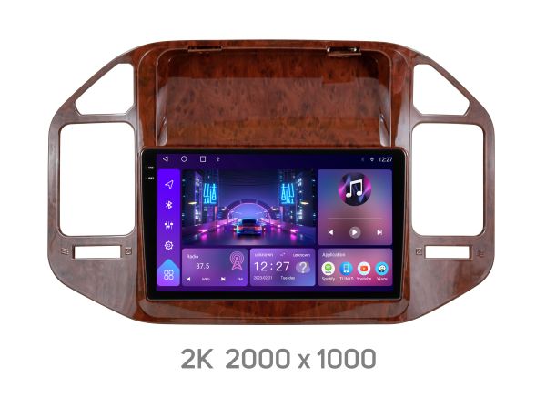 Штатна магнітола Soundbox  S-8124  для  Mitsubishi Pajero Vagon III  1999-2006 з CarPlay та 4G модем