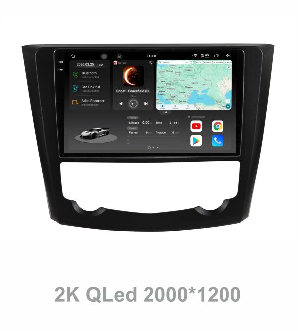 Штатна магнітола Soundbox S8 PRO 2K-2058  8+256GB для  Renault Kadjar 2015-2017    ADAS , CarPlay , 4G , DSP-DTS 5.1 , круговий огляд 360°