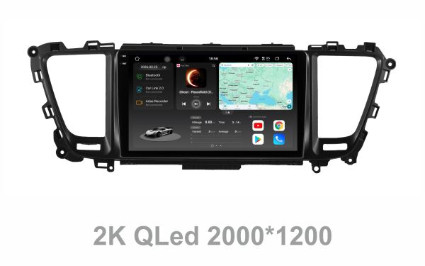 Штатна магнітола Soundbox S8 PRO 2K-9514  для  Kia Carnival 2014-2017 ADAS , CarPlay , 4G , DSP-DTS 5.1 , круговий огляд 360°