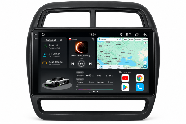 Штатна магнітола Soundbox S8 PRO 2K-8121   8+256GB для    Mitsubishi Outlander Sport /ASX  2016-2023   2010-2014    ADAS , CarPlay , 4G , DSP-DTS 5.1 , круговий огляд 360°
