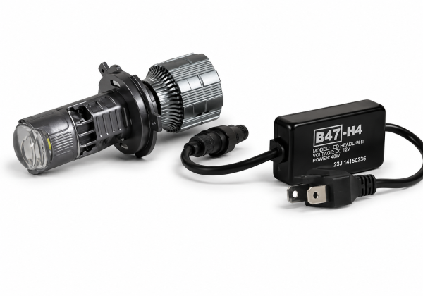 Світлодіодні Mini Bi Led лінзи Full Light B47 під цоколь H4/H7  32 Wat/12V