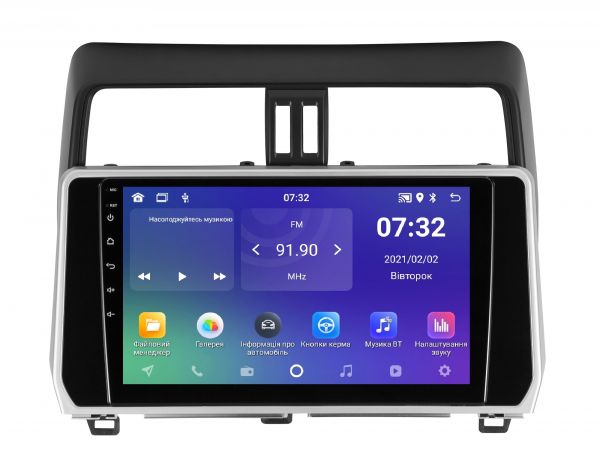 Штатний головний пристрій Soundbox SM-8117 для Toyota Prado LC150 2018+