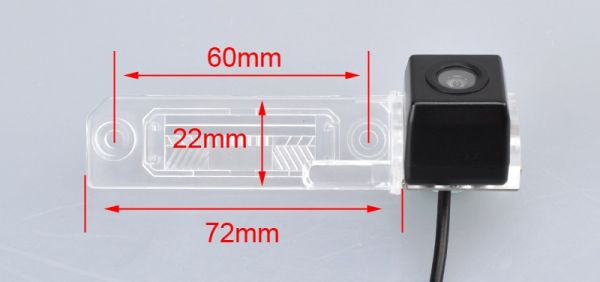 Штатна камера заднього виду MYWAY MW-6013 для VOLKSWAGEN Passat B5-B6 / Touran / Golf V/ Jetta / Multivan / Transporter / Caravelle / Caddy / Eos
