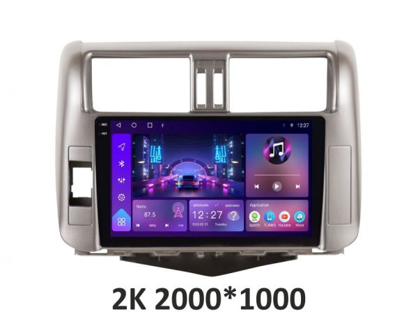Штатна магнітола soundbox S-8916M з CarPlay та 4G для Toyota Land Cruiser Prado 150 2010-2014 максимальна комплектація з функцією 360