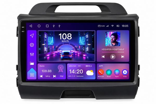 Штатна магнітола Soundbox S-8181 для Kia Sportage R  2011-2015  CarPlay та 4G