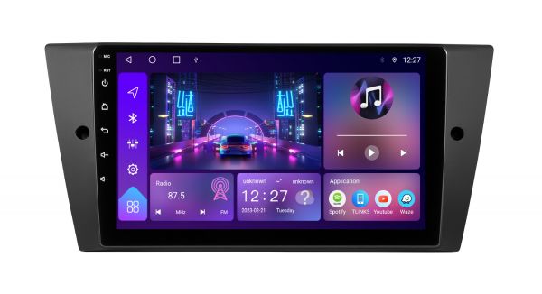 Штатний головний пристрій Soundbox S-9066 для BMW 3-series E90/E93 з CarPlay та 4G модемом
