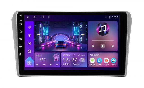 Штатна магнітола Soundbox S-1323 з CarPlay та 4G модемом  для Toyota Avensis 2002-2008 (Silver)