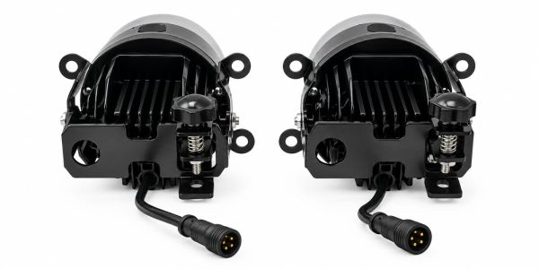 Комплект протитуманних  BiLed лінз  3"  Full Light A3 White  12V /50W ближнє /60W дальнє
