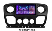 Штатна магнітола Soundbox S-2050 з CarPlay та 4G для Opel Movano , Nissan NV400, Renault Master 2010-2020