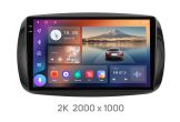 Штатна магнітола Soundbox MTX-7026 з СarPlay та 4G модем Smart ForTwo 3  2014-2020  9"