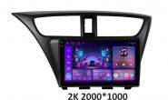 Штатна магнітола Soundbox S-2459 для Honda Civic 2012-2015 Europa з CarPlay та 4G модемом