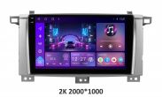 Штатна магнітола Soundox S-9422 для Toyota LC100 2003-2008 з CarPlay та 4G (кондиціонер)